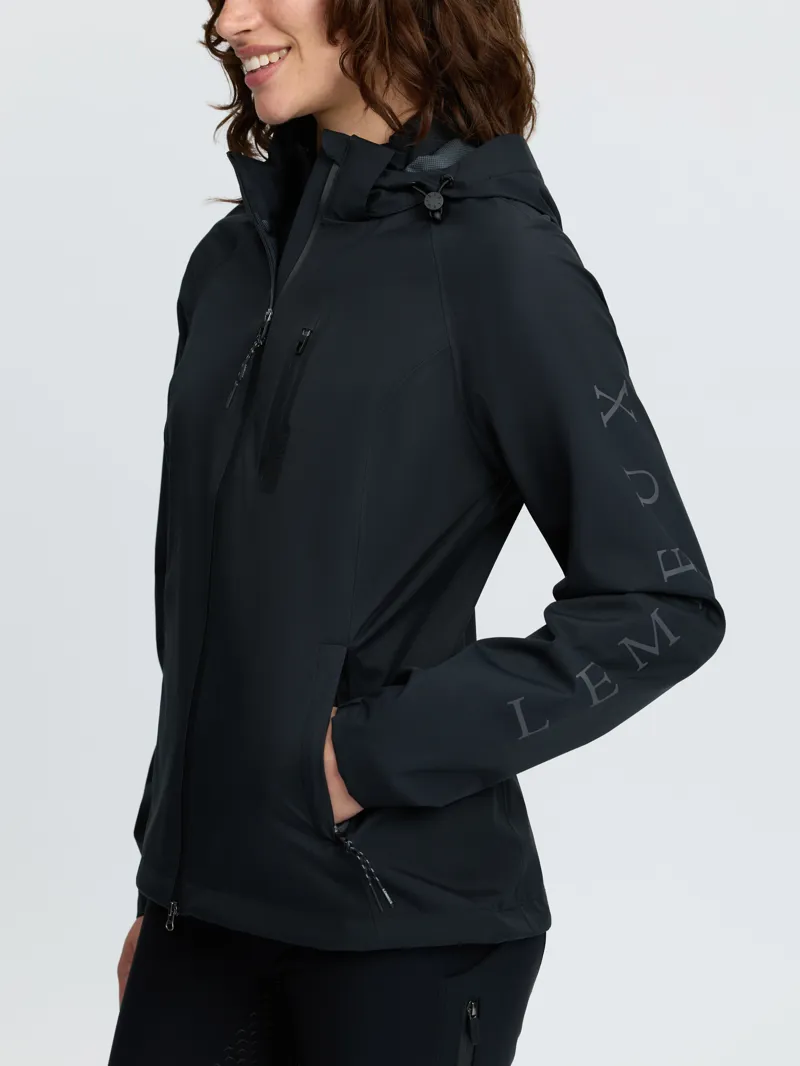 LeMieux Athena Waterproof Lightweight Jacket Black-2