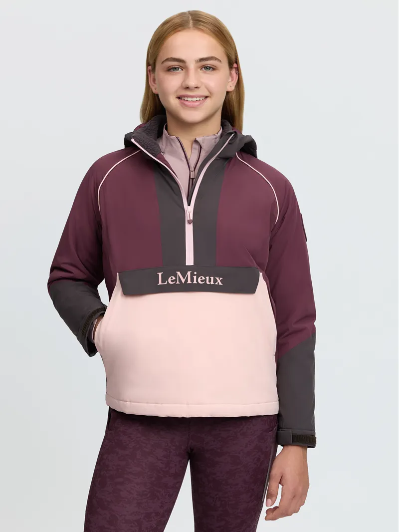 LeMieux Young Rider Bailey Waterproof Anorak Bramble-1