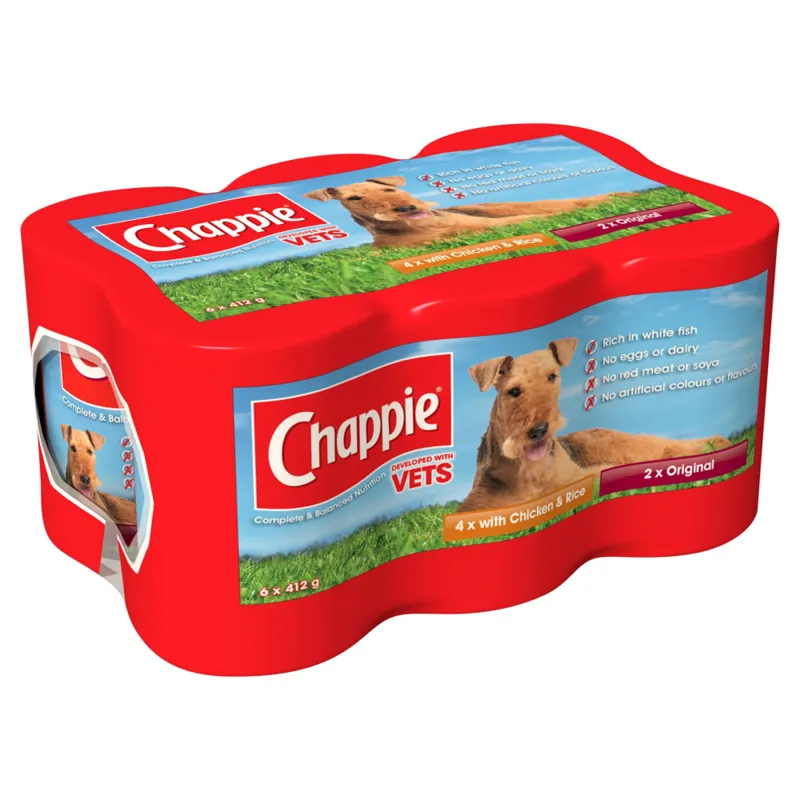 Chappie Can Favourites 6 x 412g