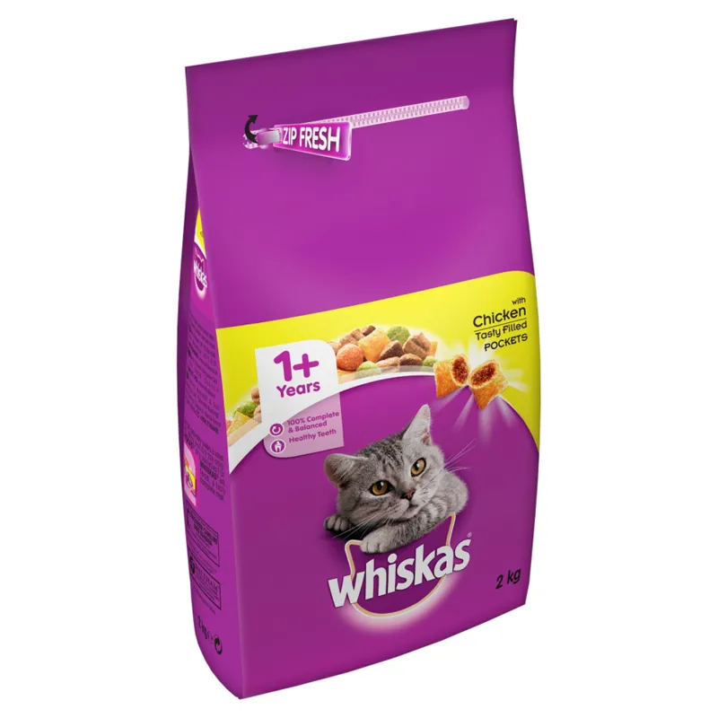 Whiskas Adult 1+ Dry Cat Food Chicken
