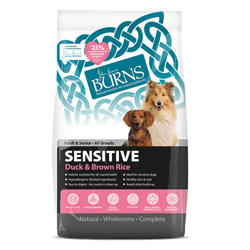 Burns Dog Sensitive Duck