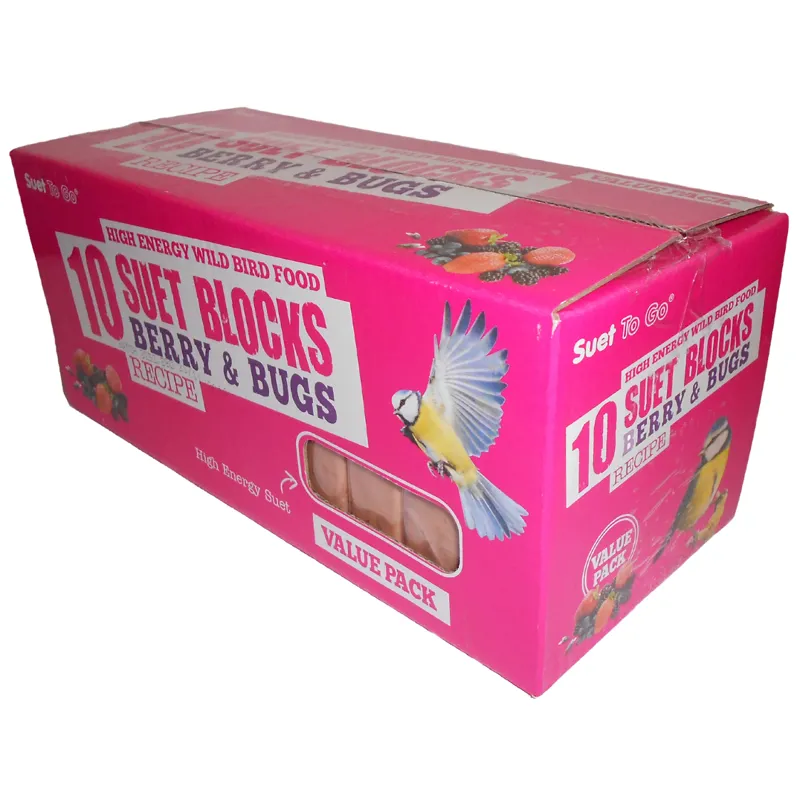 Suet To Go Blocks Berry/Bugs Value 10 pack