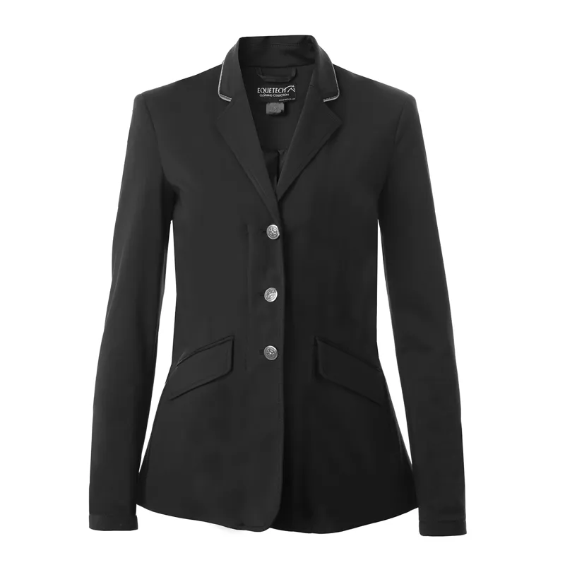 Equetech Junior Jersey Deluxe Competition Jacket Black