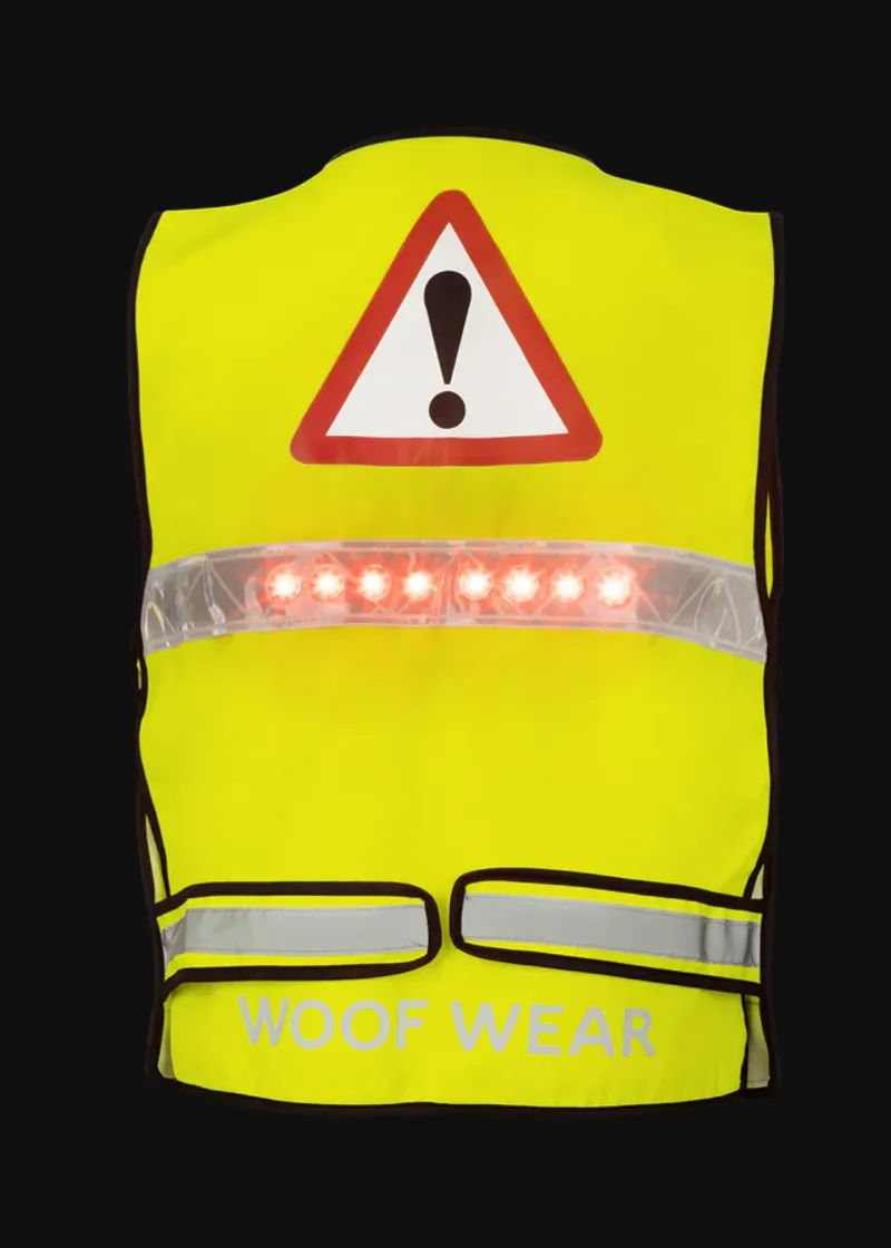 Woof Wear LED Hi Vis Riding Vest Yellow-1