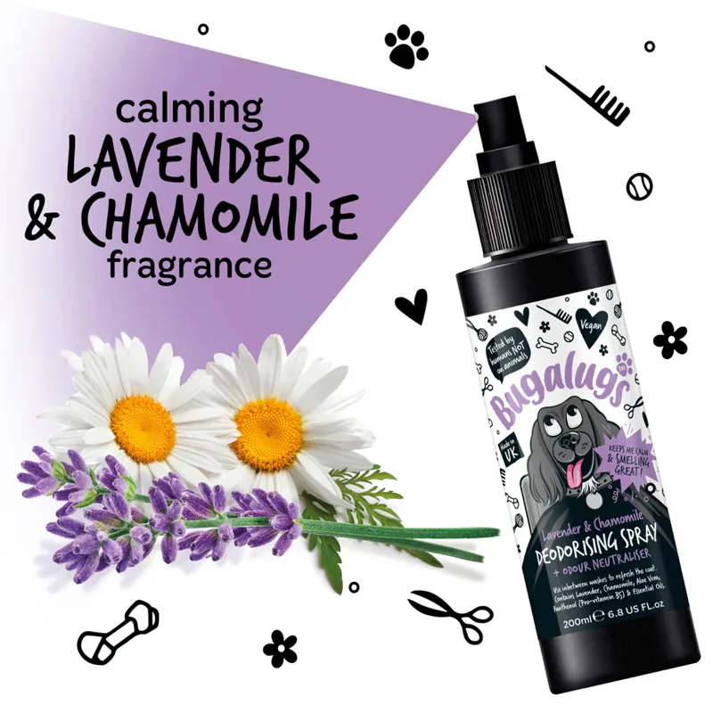 Bugalugs Lavender and Chamomile Deodorising Spray 200ml-1