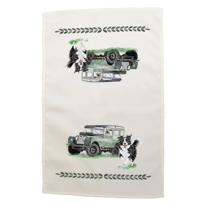 Cotton Tea Towel - Landy And Collie