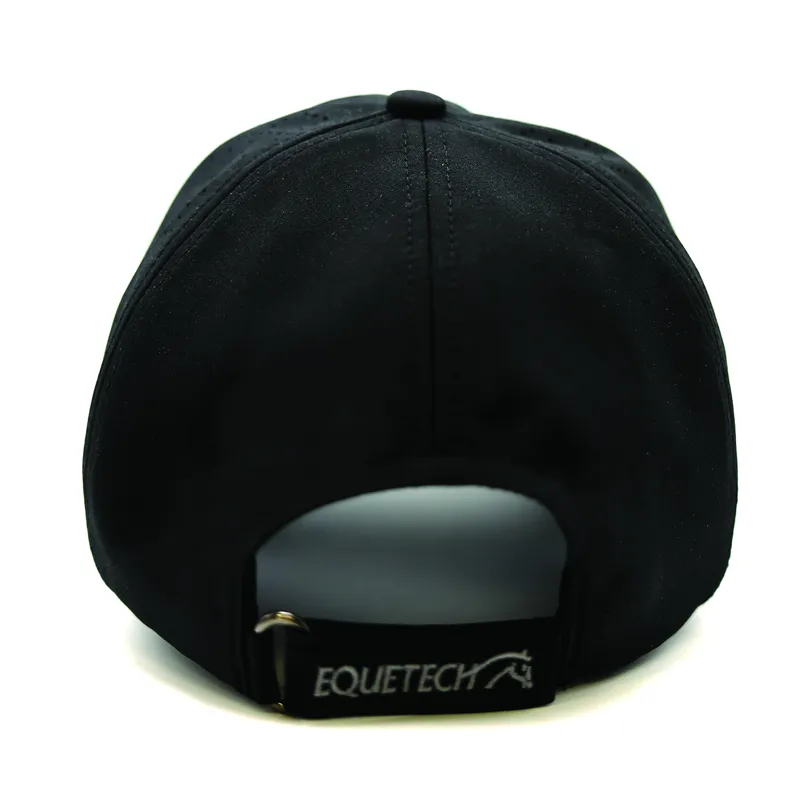 Equetech Premium Baseball Cap Black-1