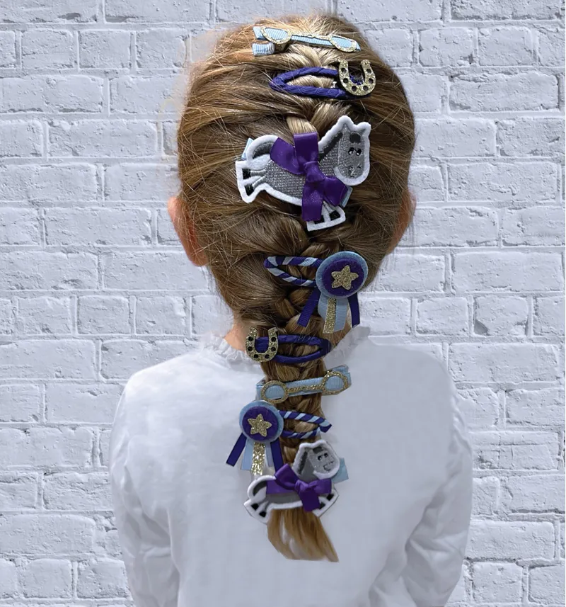 Equetech Gymkhana Pony Hair Clips - 4 Pack-1