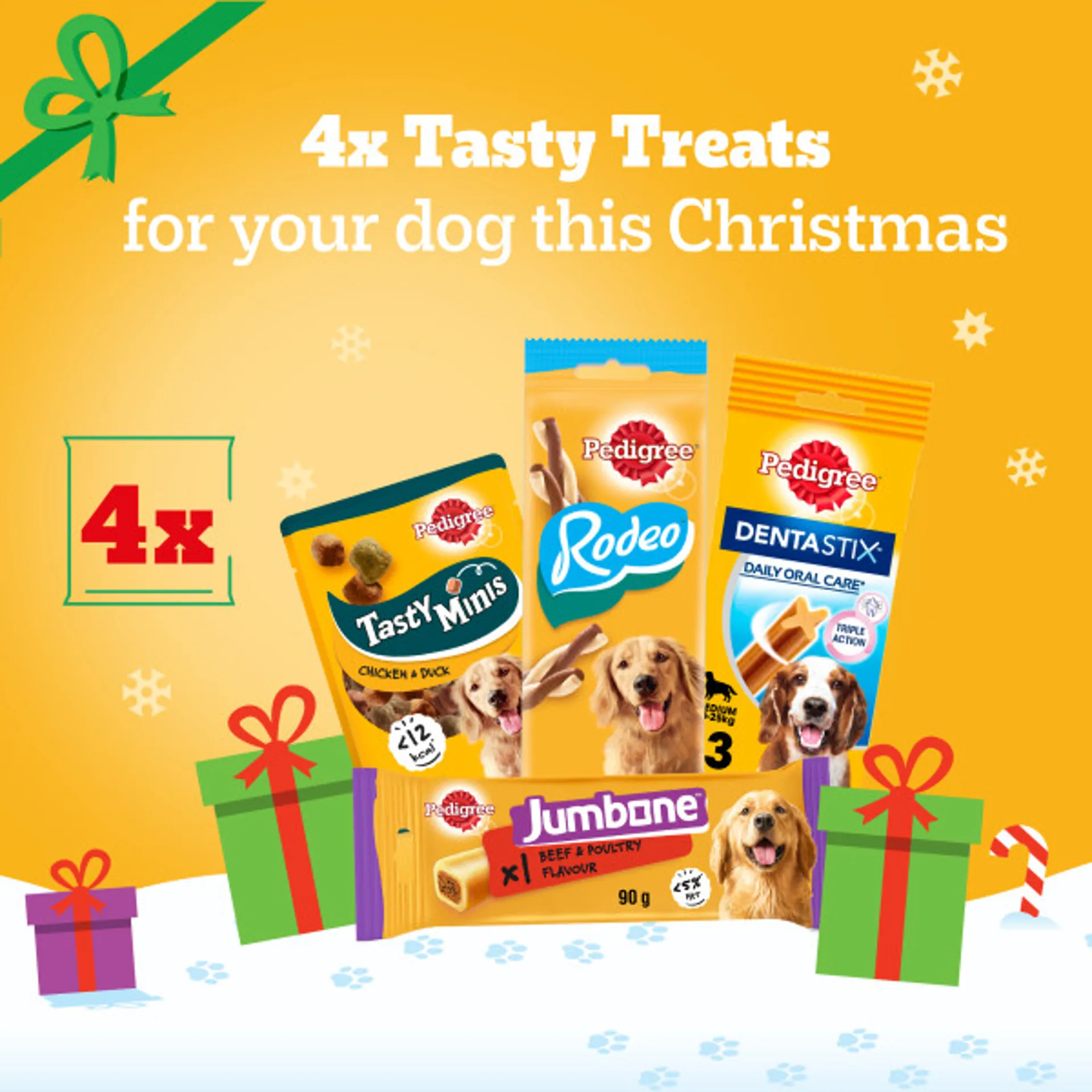 Pedigree Christmas Dog Treat Stocking - Main Image
