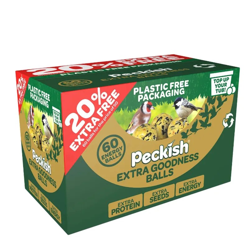 Peckish Extra Goodness Energy Balls 50+10 Box