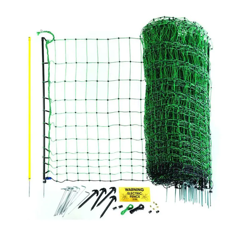 Agrifence Poultry Net 108cm x 50m Green - Double Spike Posts