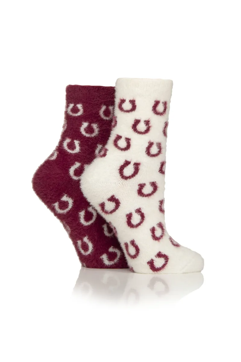 Wildfeet Junior Feather Feel Socks Horseshoes
