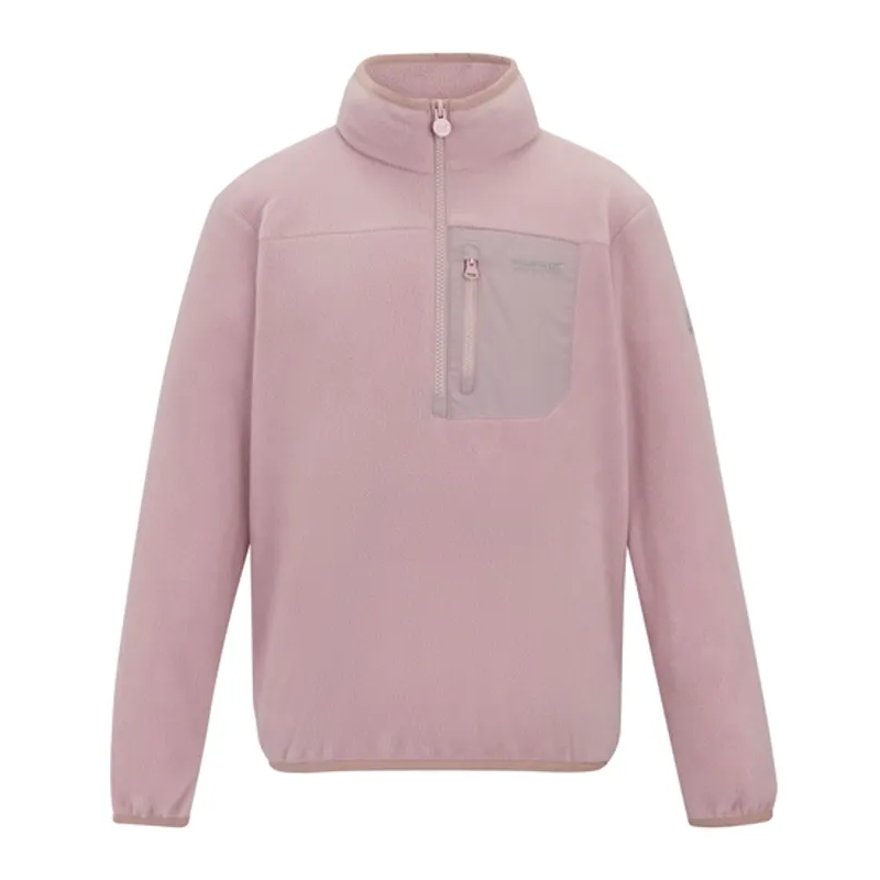Regatta Kids Frankie Half Zip Fleece Powder Lilac