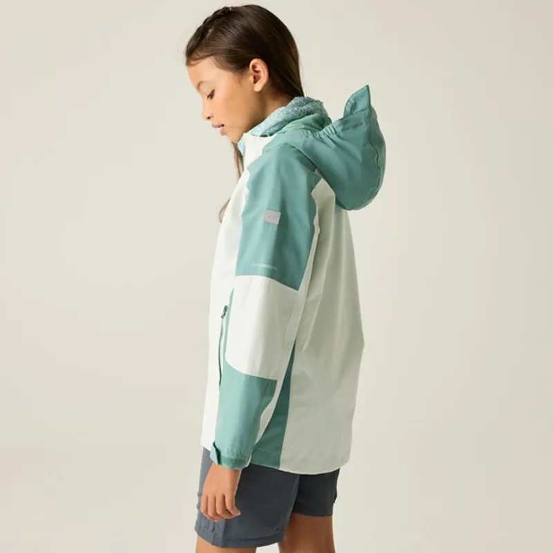 Regatta Kids Calderdale III Waterproof Jacket China Blue/Night Sky-3