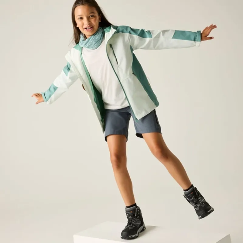 Regatta Kids Calderdale III Waterproof Jacket China Blue/Night Sky-2