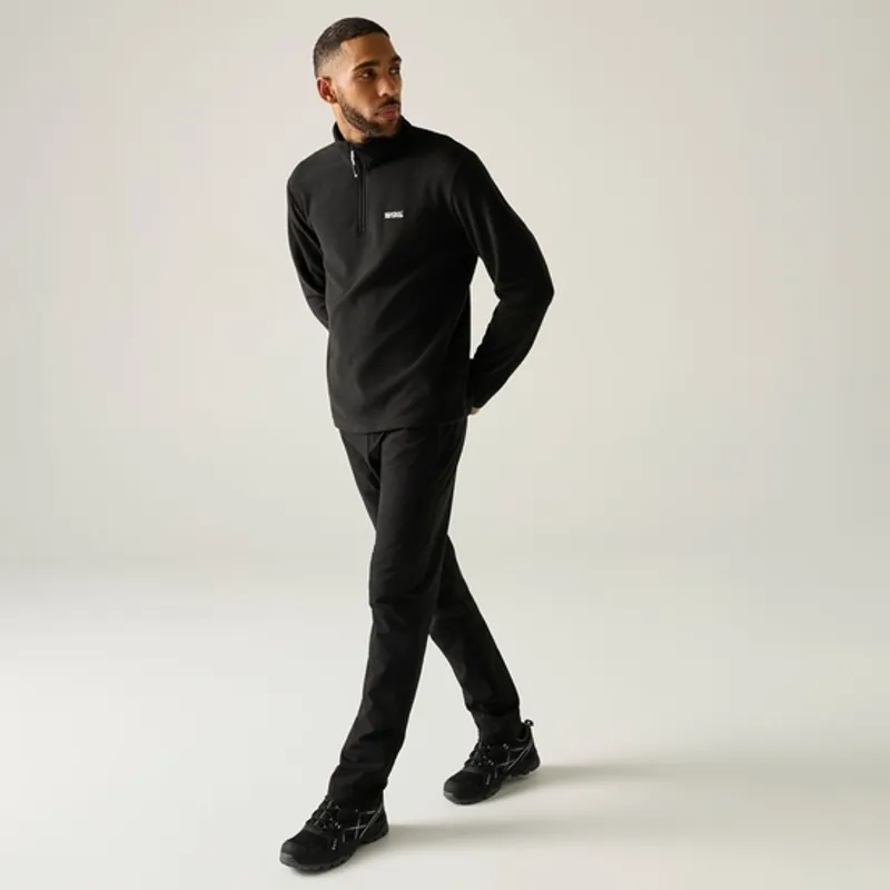 Regatta Mens Thompson Fleece Black-3