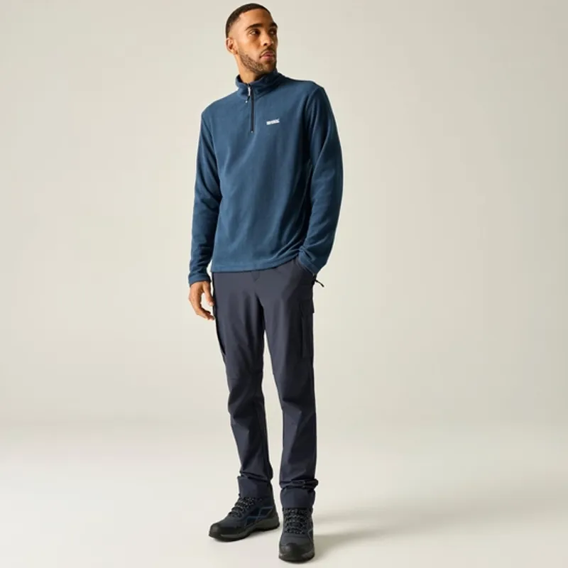 Regatta Mens Thompson Fleece Marl Moonlight Denim-3