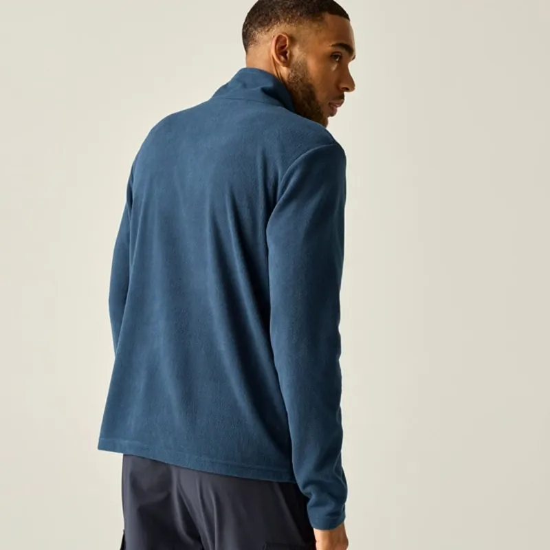 Regatta Mens Thompson Fleece Marl Moonlight Denim-2