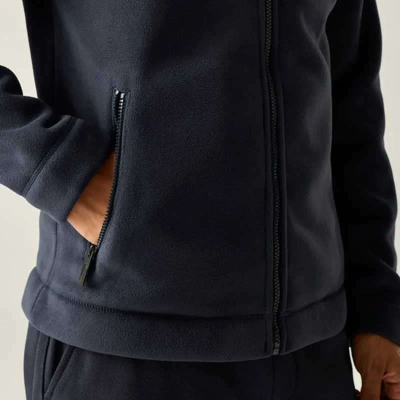 Regatta Mens Garrian II Full Zip Fleece Navy-3