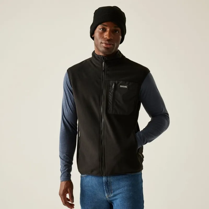 Regatta Mens Frankie Body Warmer Black-1