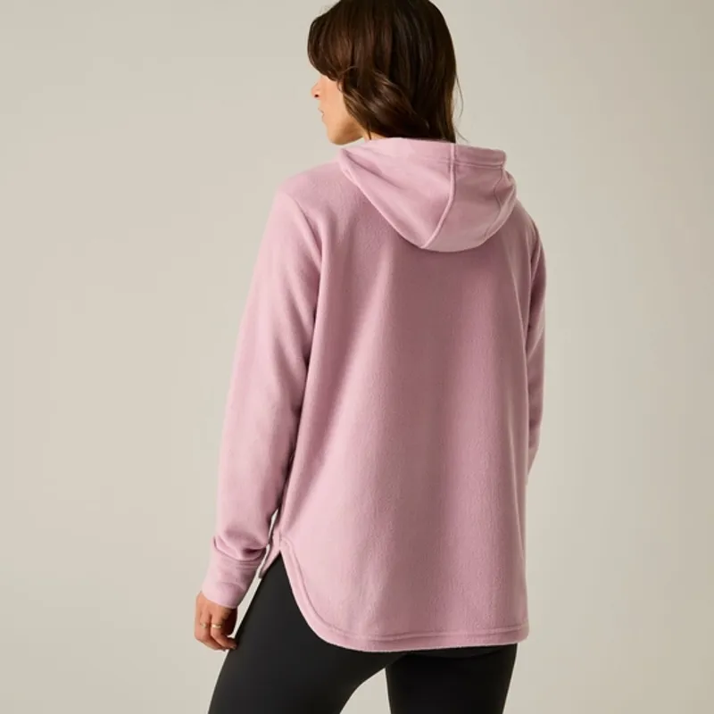 Regatta Ladies Mayse Hoody Fleece Powder Lilac Solid-2