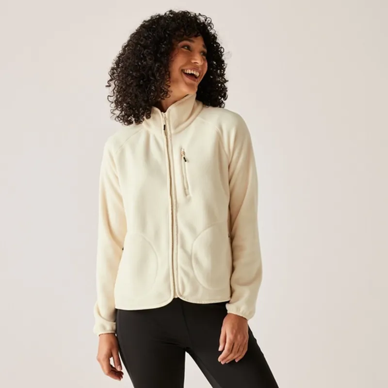 Regatta Ladies Frankie Full Zip Fleece Light Vanilla-1
