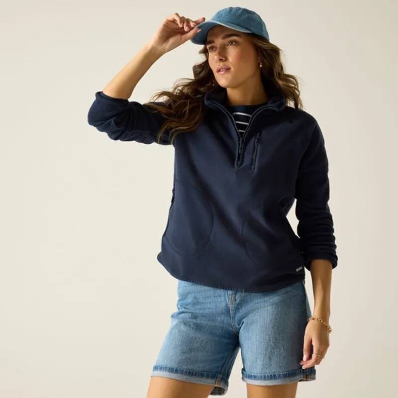 Regatta Ladies Frankie Half Zip Fleece Navy-1