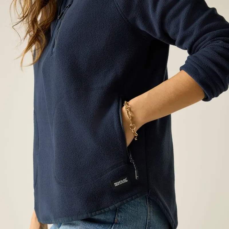 Regatta Ladies Frankie Half Zip Fleece Navy-3