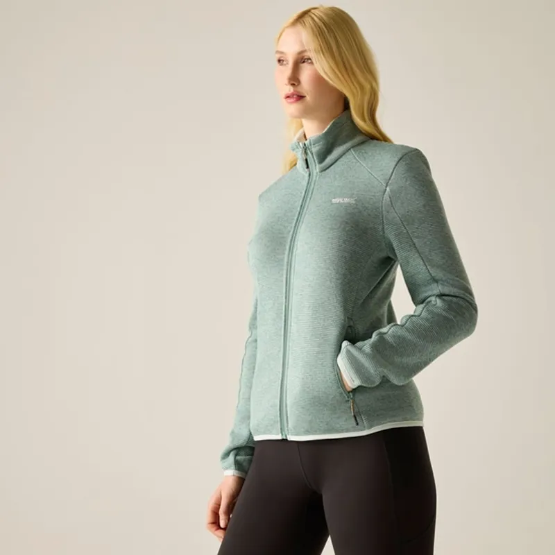 Regatta Ladies Newhill Full Zip Fleece Ivy Moss-1