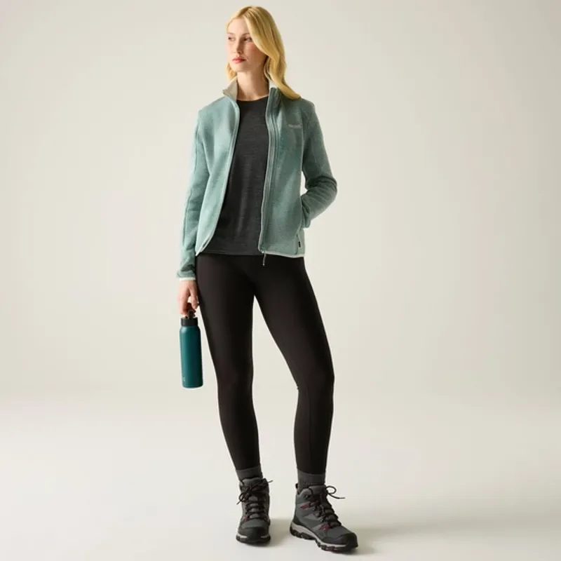 Regatta Ladies Newhill Full Zip Fleece Ivy Moss-3