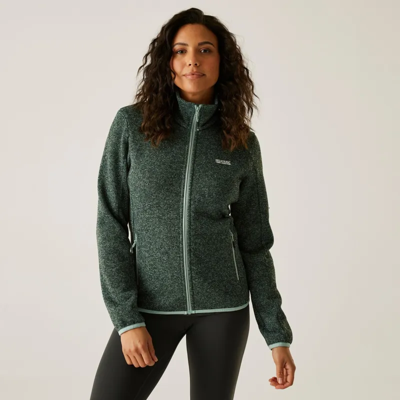 Regatta Ladies Newhill Full Zip Fleece Green Haze-3