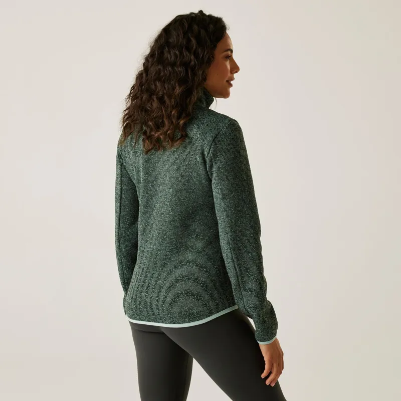 Regatta Ladies Newhill Full Zip Fleece Green Haze-4