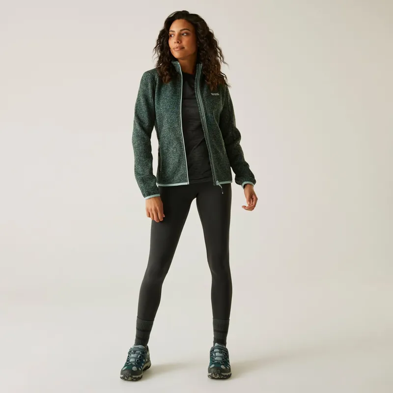 Regatta Ladies Newhill Full Zip Fleece Green Haze-5