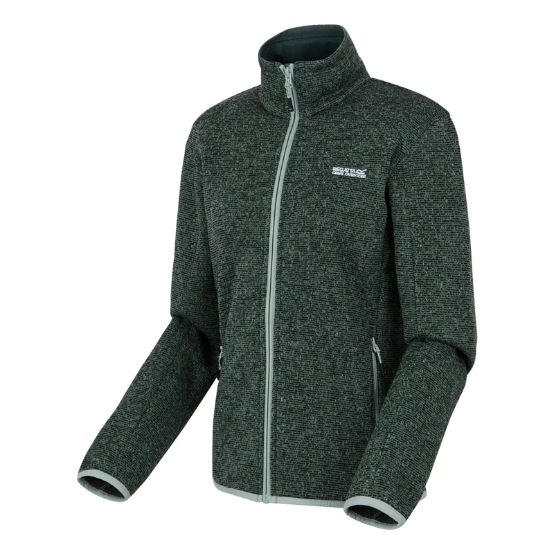 Regatta Ladies Newhill Full Zip Fleece Green Haze-2