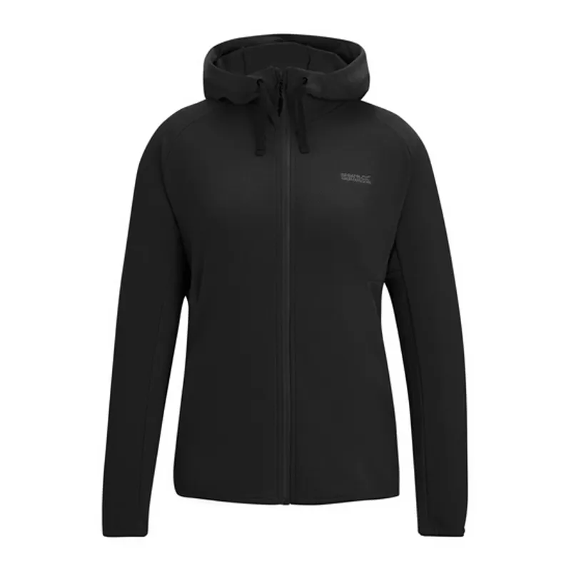 Regatta Ladies Nayna Hooded Full Zip Fleece Black