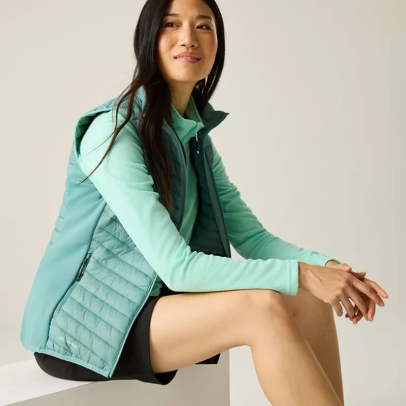 Regatta Ladies Andreson Hybrid Gilet Ivy Moss-2
