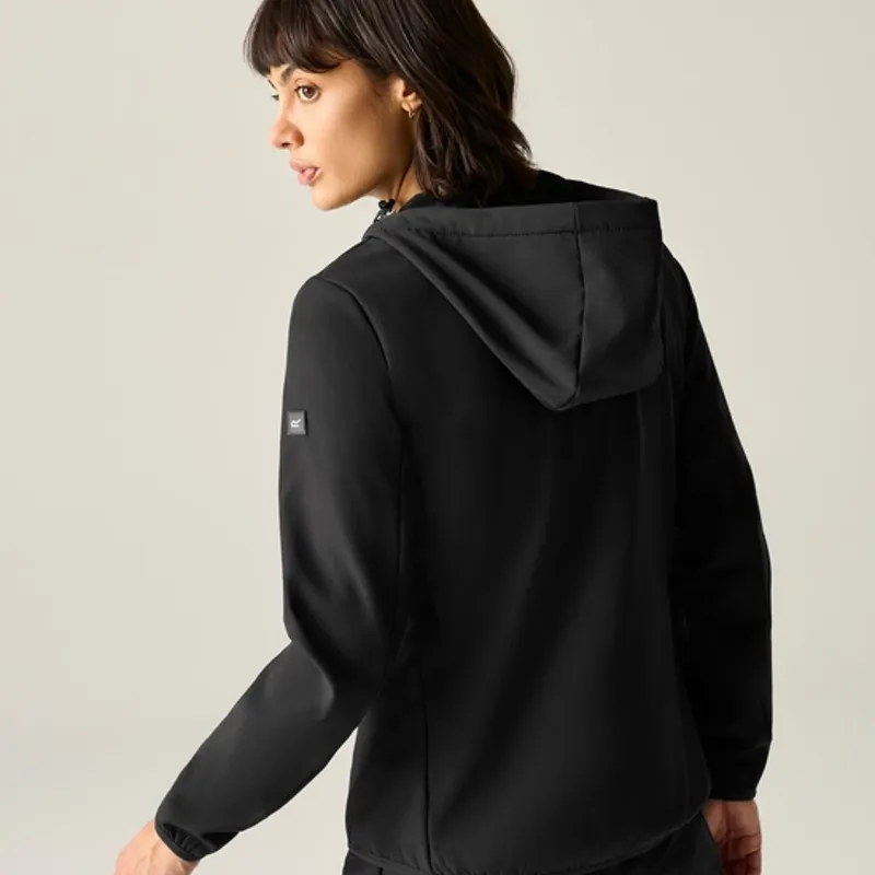 Regatta Ladies Ossek Softshell Jacket Black-2