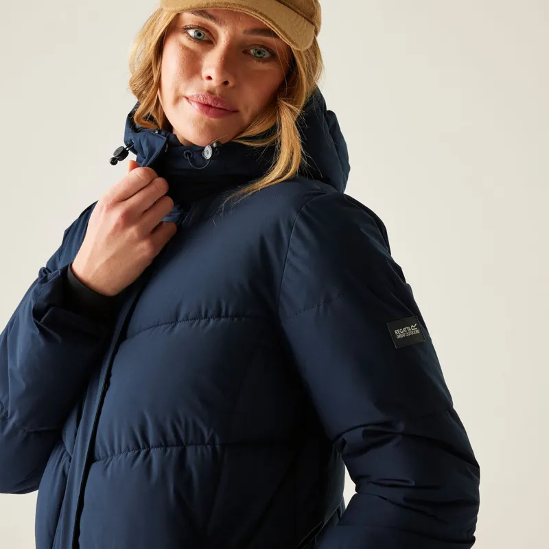 Regatta Ladies Eloria Quilted Jacket Navy-10