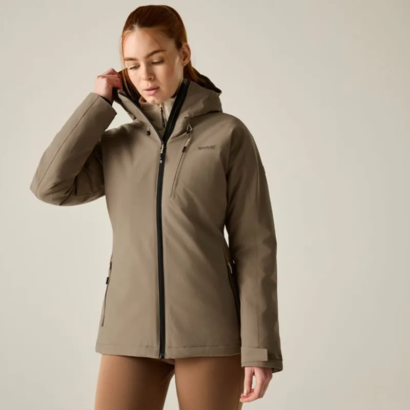 Regatta Ladies Highton Stretch Padded Jacket Mocha-1