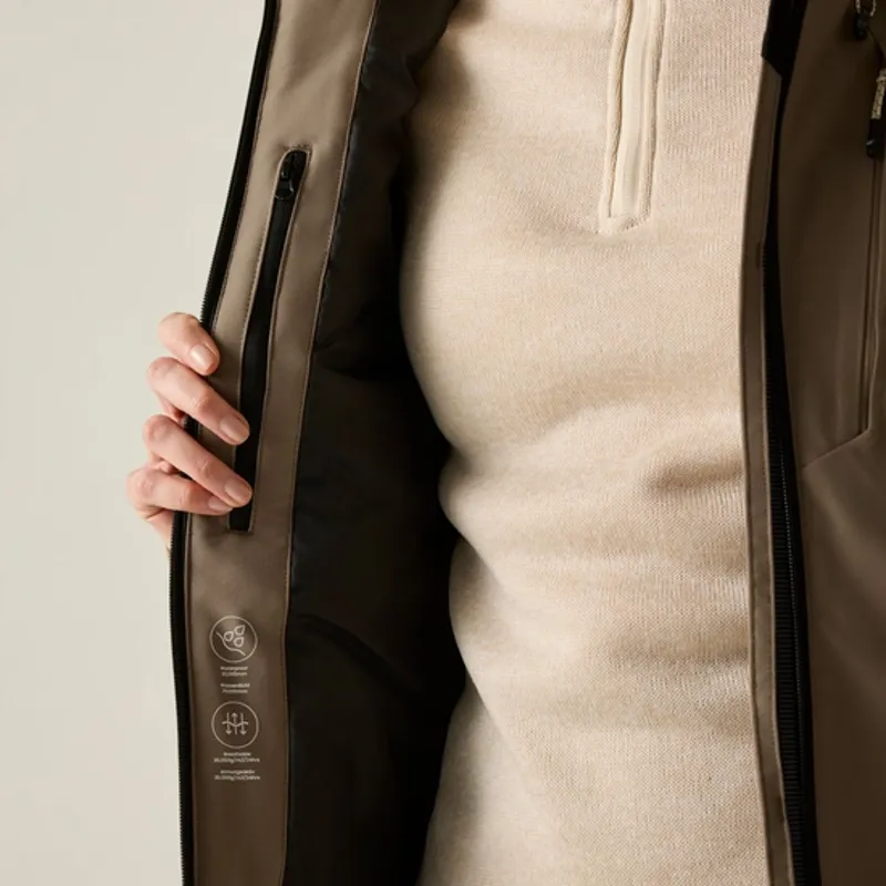 Regatta Ladies Highton Stretch Padded Jacket Mocha-4