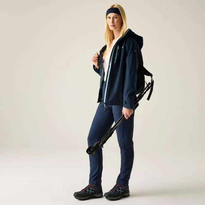Regatta Ladies Birchdale II Waterproof Jacket Navy-1