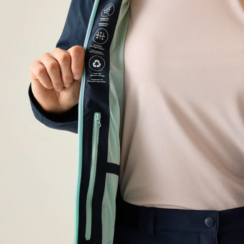 Regatta Ladies Birchdale II Waterproof Jacket Navy-3