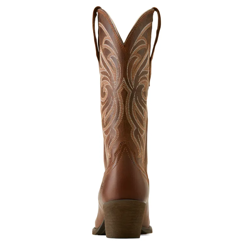 Ariat Ladies Heritage J Toe Stretchfit Western Boot Sassy Brown-2