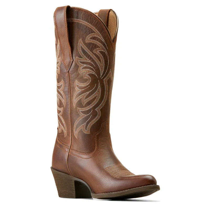 Ariat Ladies Heritage J Toe Stretchfit Western Boot Sassy Brown-3