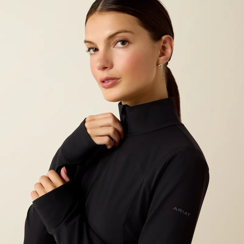 Ariat Ladies SolVeil Full Zip Sweatshirt Black-3