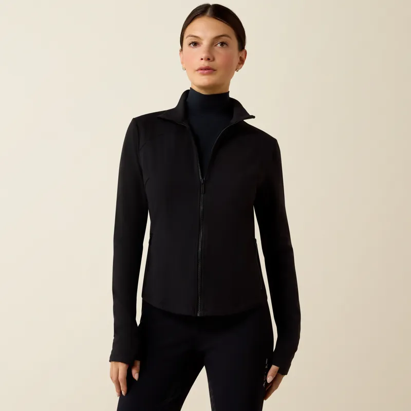 Ariat Ladies SolVeil Full Zip Sweatshirt Black