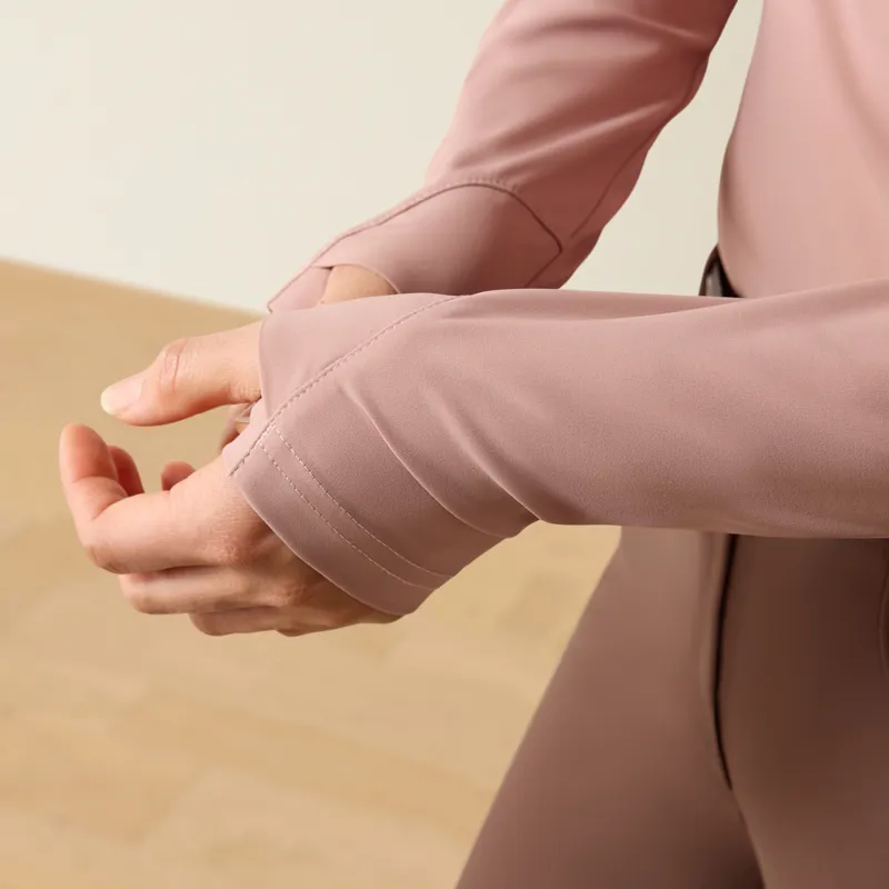 Ariat Ladies SolVeil 1/2 Zip Baselayer Antler-4