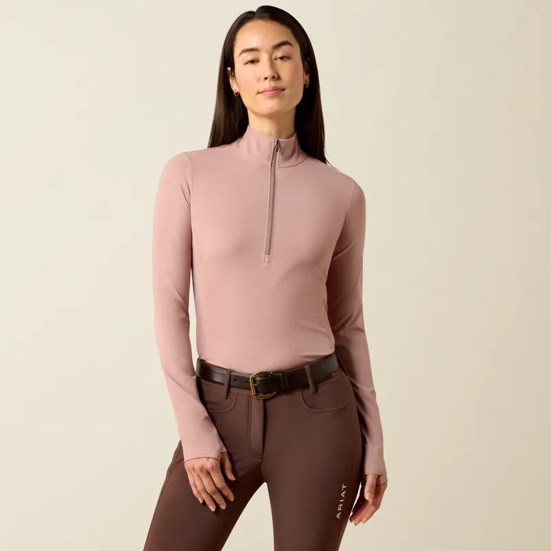 Ariat Ladies SolVeil 1/2 Zip Baselayer Antler