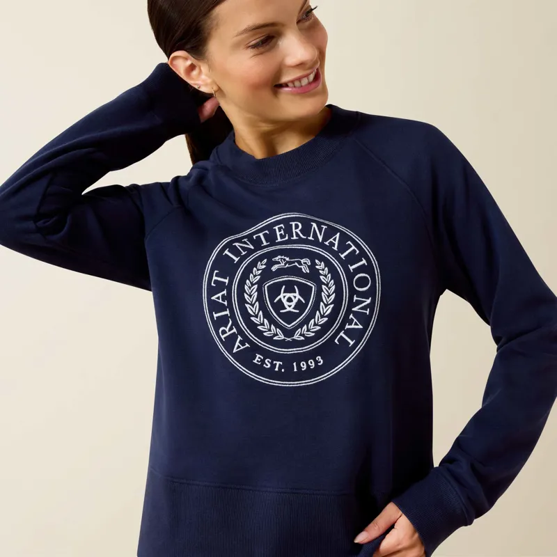 Ariat Ladies Martine Sweatshirt Navy-3