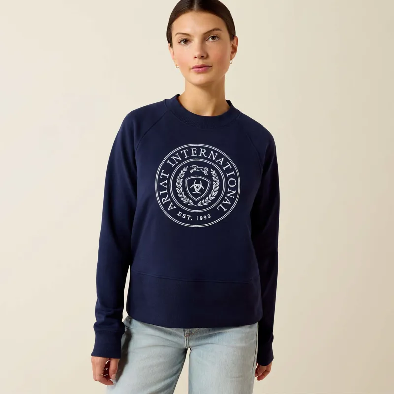 Ariat Ladies Martine Sweatshirt Navy